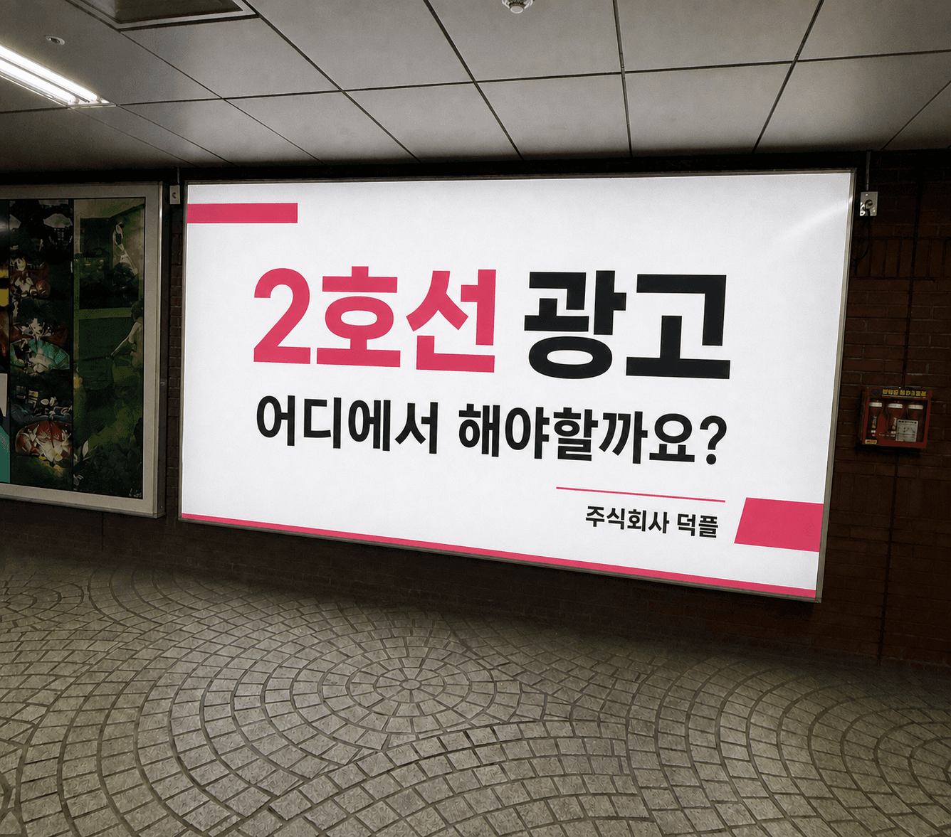 구로디지털단지역 [2호선] 조명광고